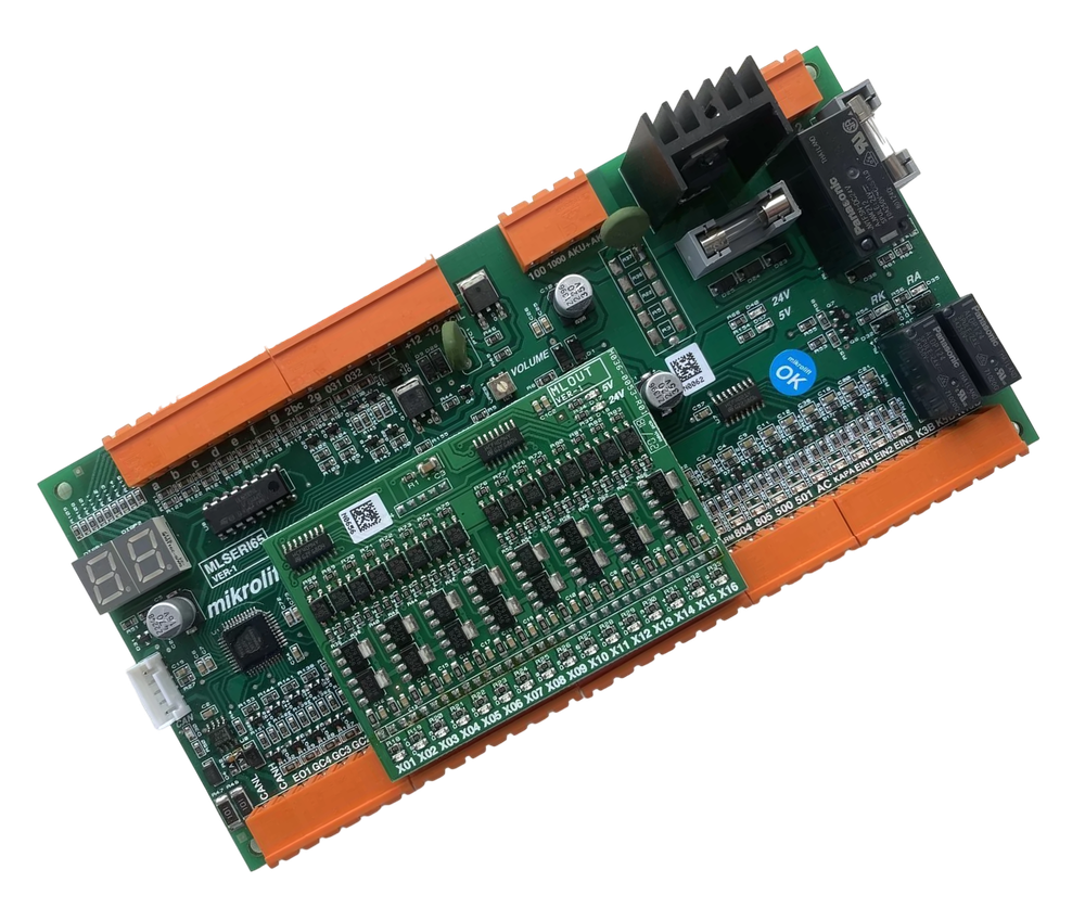 Плата коммуникационная последовательной связи MLSERI65 VER-1  MIKROLIFT.