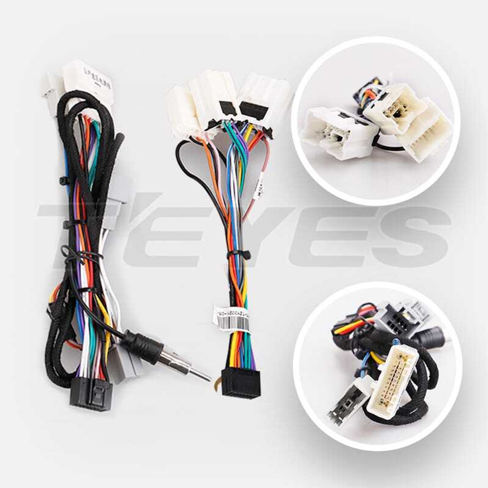 Магнитола для Nissan Patrol Y61 2004-2010 (рамка дерево) - Teyes CC3-2K-360 монитор 9.5" 2K QLED на Android 10, 6Гб+128Гб, CarPlay, 4G SIM-слот, 4 камеры в комплекте