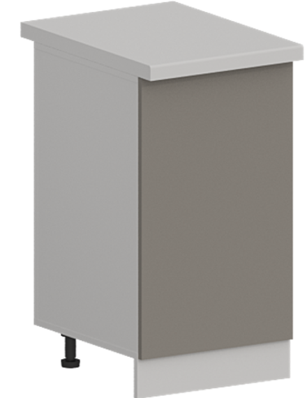 Кухня Модуль ШН 450 Белый / Теплый серый