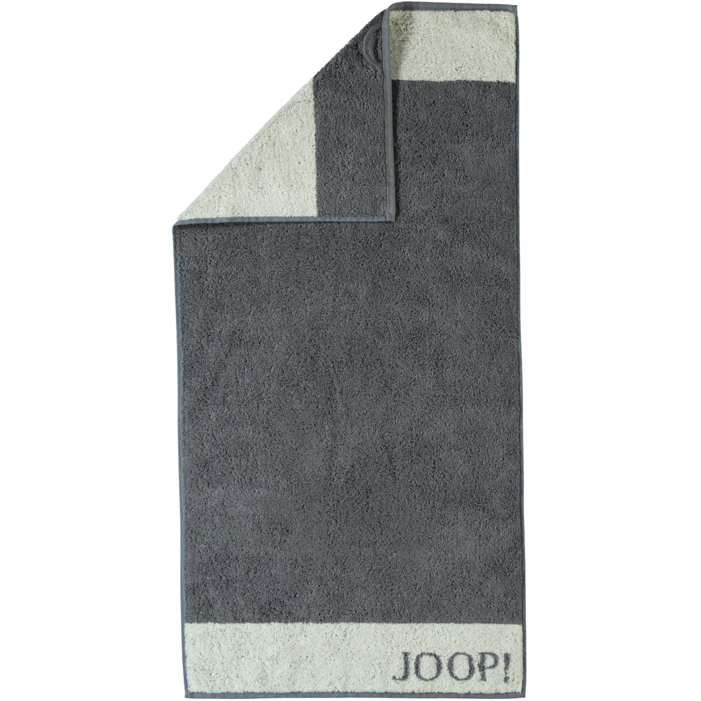 Элитное полотенце махровое Imperial Doubleface 1638 серое от Joop! - Cawo Германия
