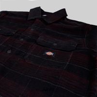  Рубашка мужская Dickies Alma Plaid Long Sleeve Shirt артикул:WLR51_black - купить в магазине Дайс