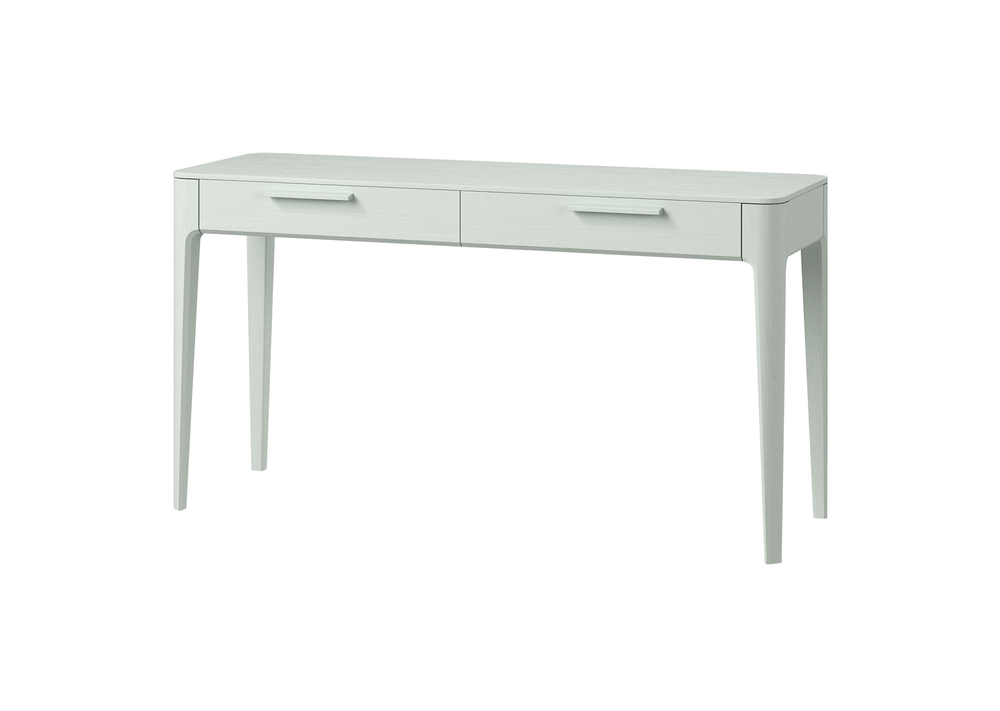 Консоль Type oak 2 ящика ширина 140 см (белый)
