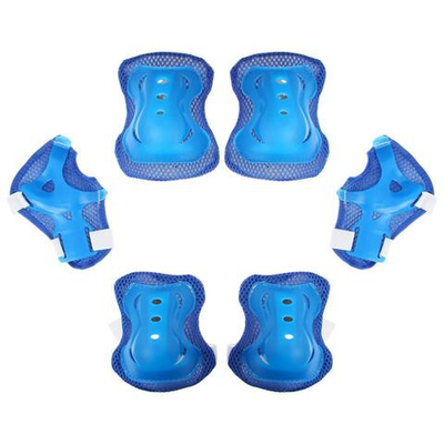 Защита роликовая ONLYTOP OT-2020, р. L, цвет синий