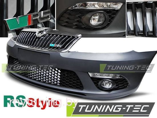 Передний бампер RS STYLE для Skoda Octavia II FL