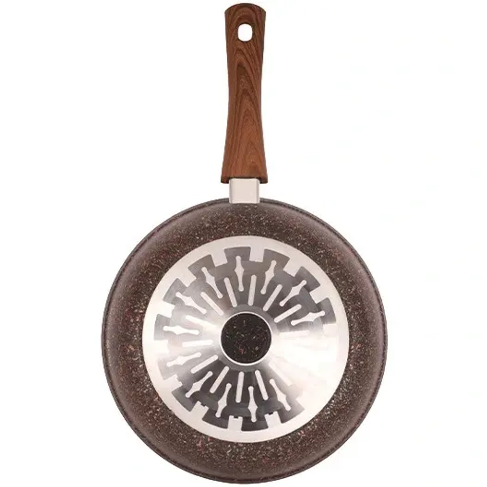 Сковорода 240мм со съемной ручкой, АП линия «Granit Ultra Induction» (red)