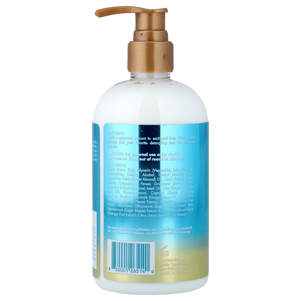 Mielle, Moisture RX, увлажняющий несмываемый кондиционер, гавайский имбирь, 355 мл (12 жидк. унц.)