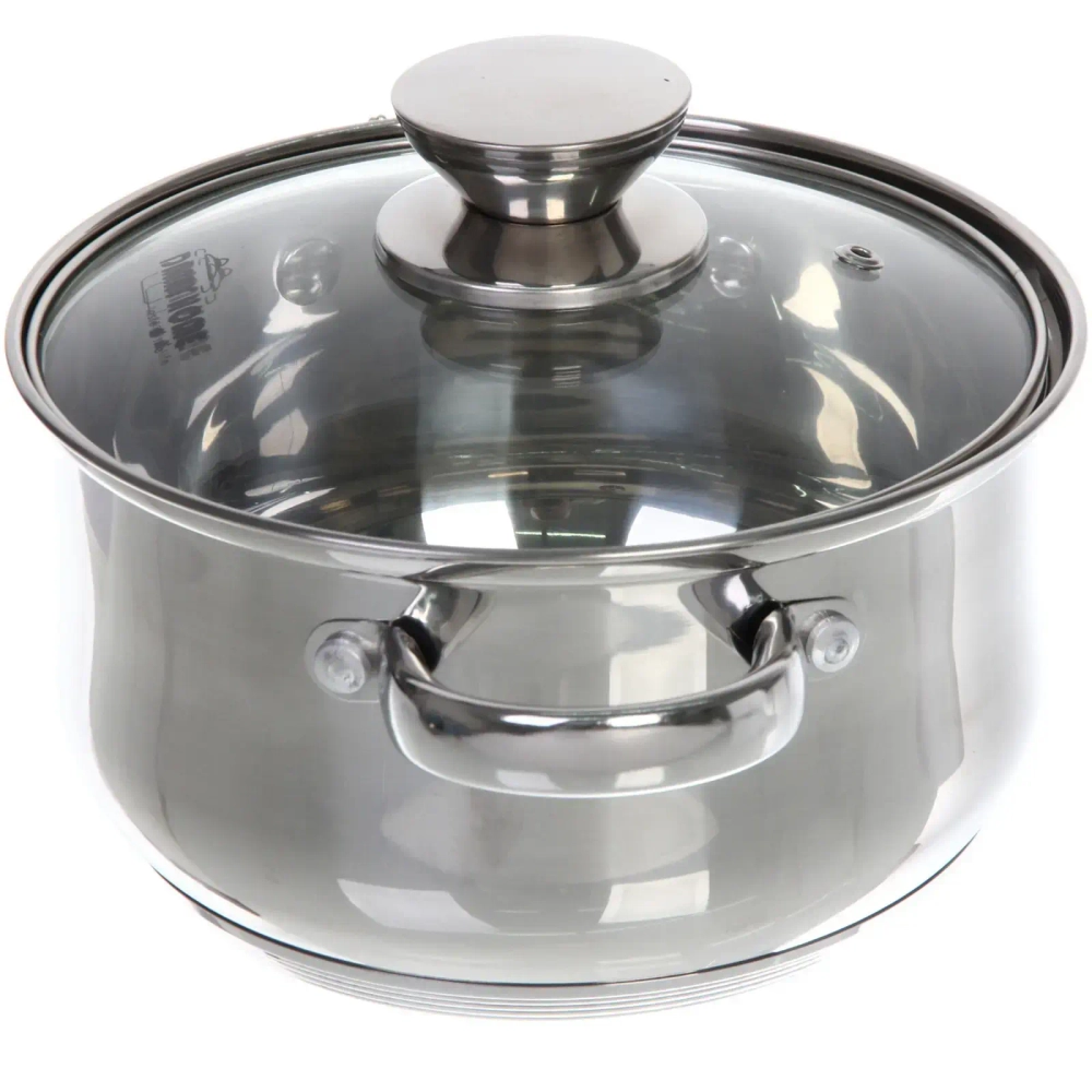 Кастрюля из нержавеющей стали OLIVIA 2,7л, индукция, DH12-18