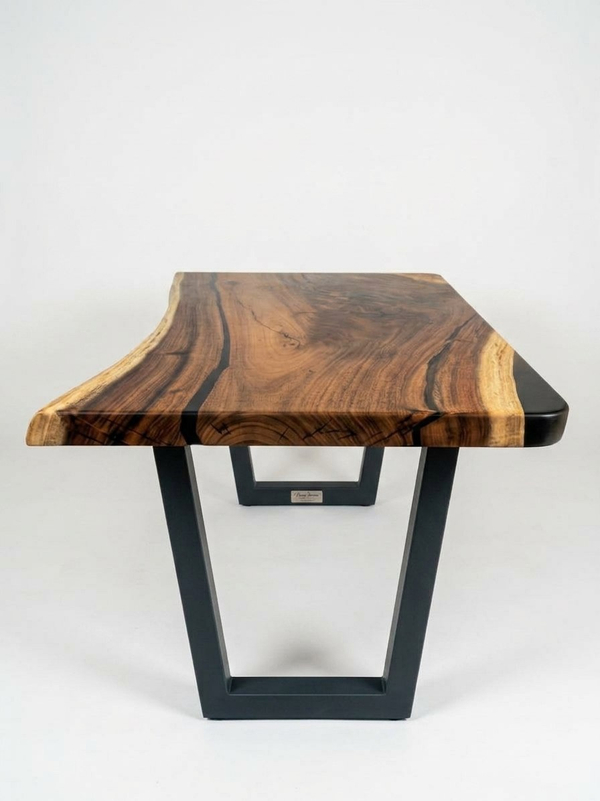 Стол обеденный из слэба суара BALI 160