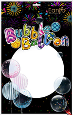 Сфера 30" Deco Bubble (черная упаковка), Прозрачный, Кристалл Fl