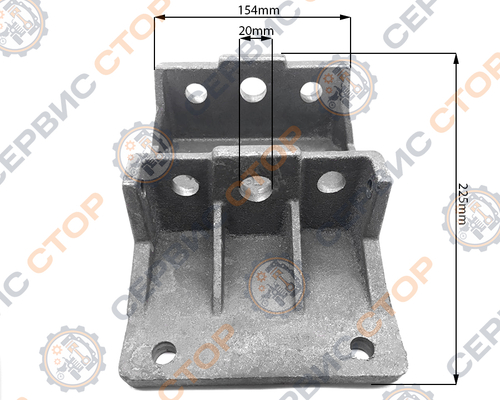 Задняя крышка минитрактора (мотоблока) КПП 6