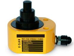 Домкрат гидравлический телескопический низкий TOR ДТ20Г27 20 т (2 уровня)