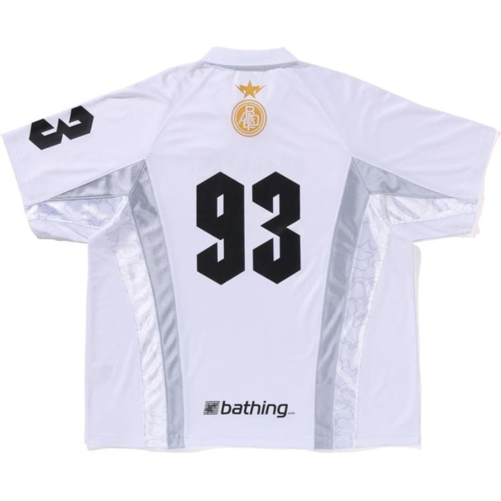 A Bathing Ape Bathing Ape Ss24 Soccer Jerseys белый