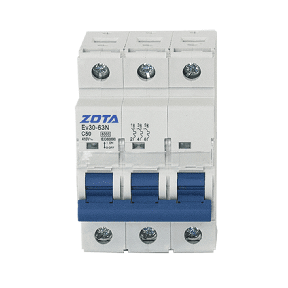 Зап.часть ZOTA Авт. выключатель  Ev30-63N 3P 6kA 50A C ОЕМ для Lux, Smart, Solid, MK, ПУ ЭВТ-И3