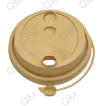 Крышка для стакана 90 мм "Покров. Полимер" с клапаном (крафт) (50шт/упак)