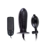 Анальный вибратор Baile BW-008078AQ, надувной, 15,5 см