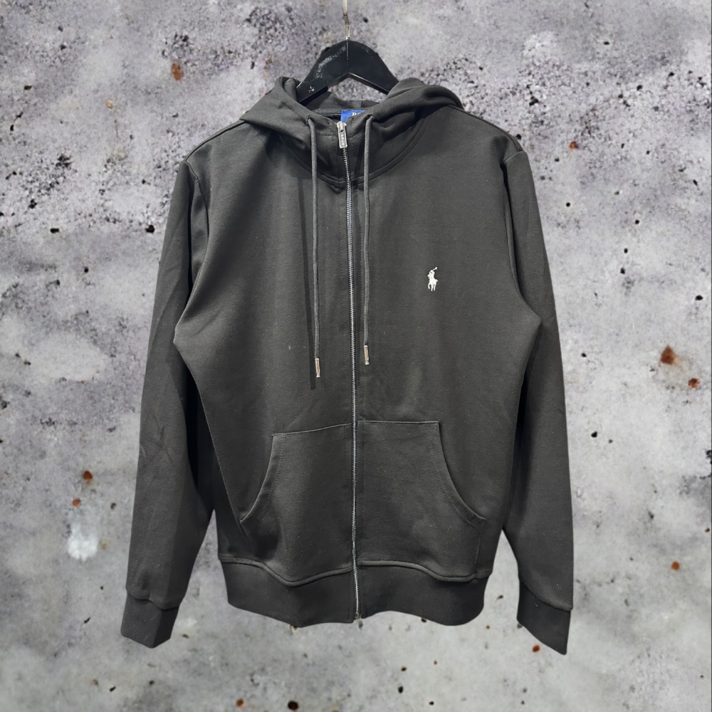 Худи Zip Ralph Lauren #1 • Черный