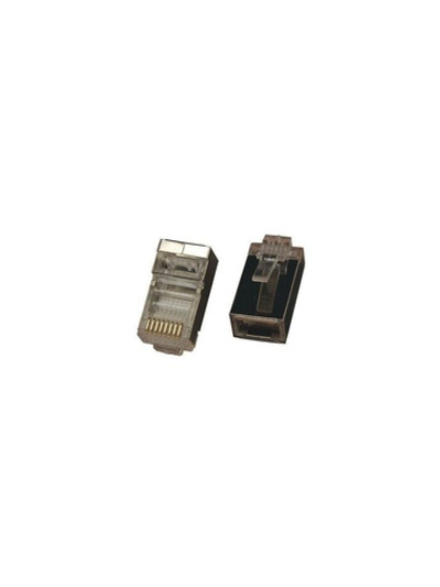 Джек компьютерный RJ45 (8P8C) кат.5E с экраном (уп.100шт) Rexant 05-1023