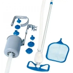 Набор для очистки бассейнов (сачок, пылесос для чистки дна, скиммер, ручка 2,79 м) от 457 см Bestway (58237)