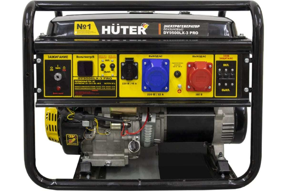 Электрогенератор DY9500LX-3 PRO-электростартер (380В/220В) Huter