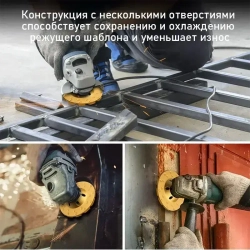 3шт,Чашка алмазная зачистная,100*22 мм/Шлифовальный круг/Круг зачистной,Диаметр отверстия 16 мм