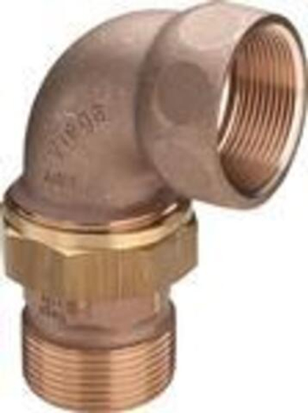 Угловая американка, 3/4'', бронза