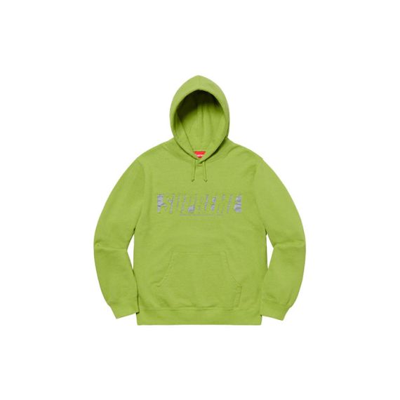 Supreme SS20 Week 1 Reflective Cutout Hooded Sweatshirt Logo