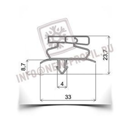 Уплотнитель для стола охлаждаемого True TUC-27(F) 655*655 мм по пазу(019) черный