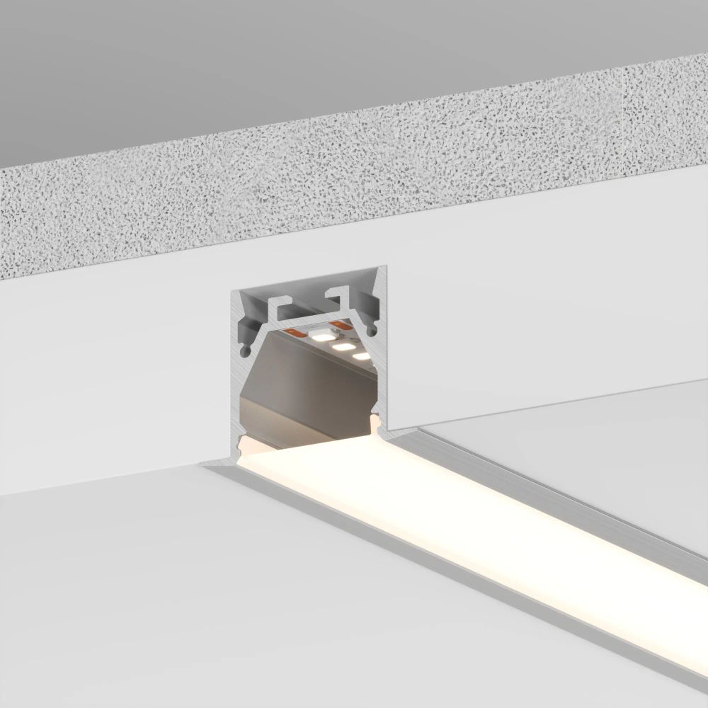 Профиль LINIA25-F-2000 ANOD (Arlight, Алюминий) 053805