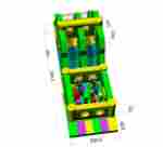 Коммерческая надувная полоса препятствий «Оптимальная», 10*3*4 м