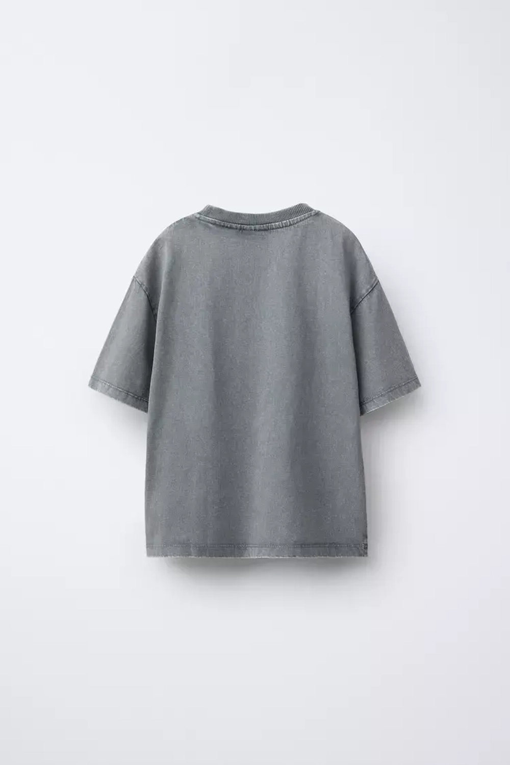 ZARA ФУТБОЛКА С ПРИНТОМ DUA LIPA ©, СЕРЫЙ