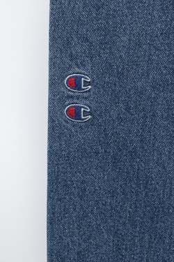 ZARA X CHAMPION ® ДЖИНСЫ SKATER, СИНИЙ