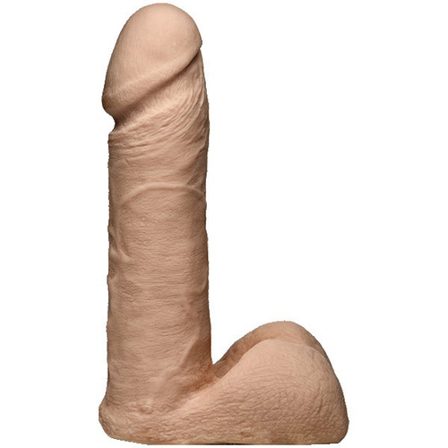 Женский страпон-реалистик 17,3см Doc Johnson Vac-U-Lock Ultraskyn Cock With Ultra Harness 7 Inch 1050-15-BX