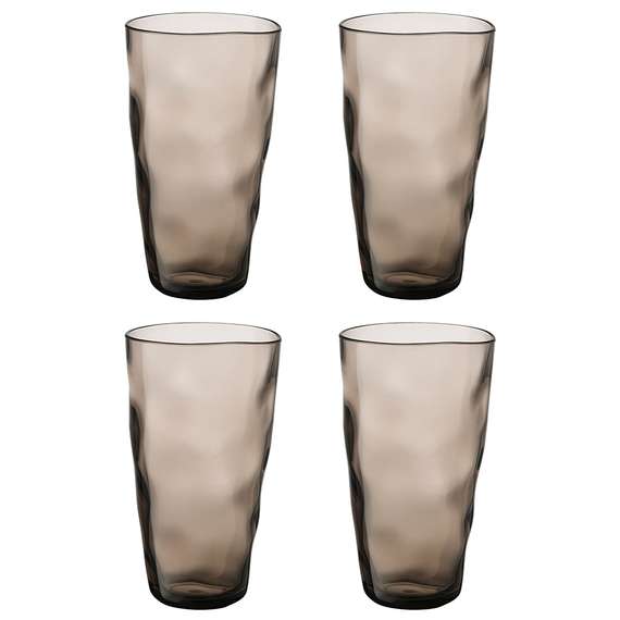 Набор стаканов hollow, 550 мл, серо-коричневый, 4 шт.