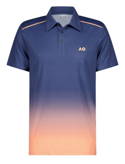 Мужское теннисное поло Australian Open Accelerate Polo - pacific ombre
