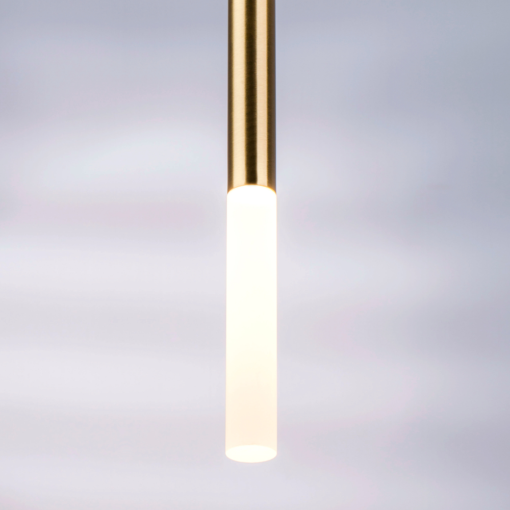 L3T747133 Люстра TUBO LED 15W 750LM 360G ЗОЛОТО 3000K (574713+747133 (3шт)