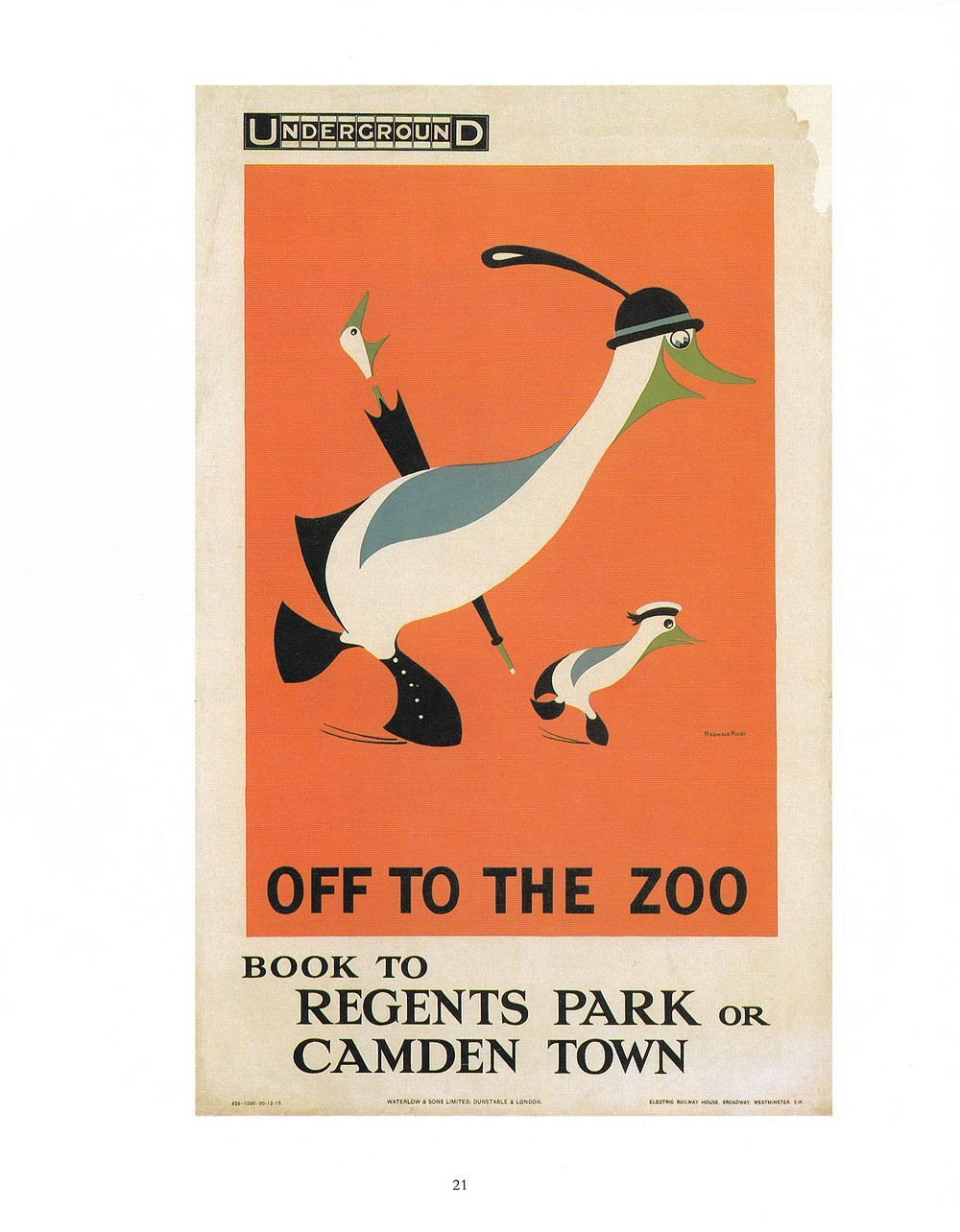 На метро в зоопарк: Лондонские транспортные плакаты с 1913 года по настоящее время