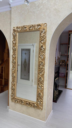 Зеркало из багета № 1.Ширина рамы 16см.