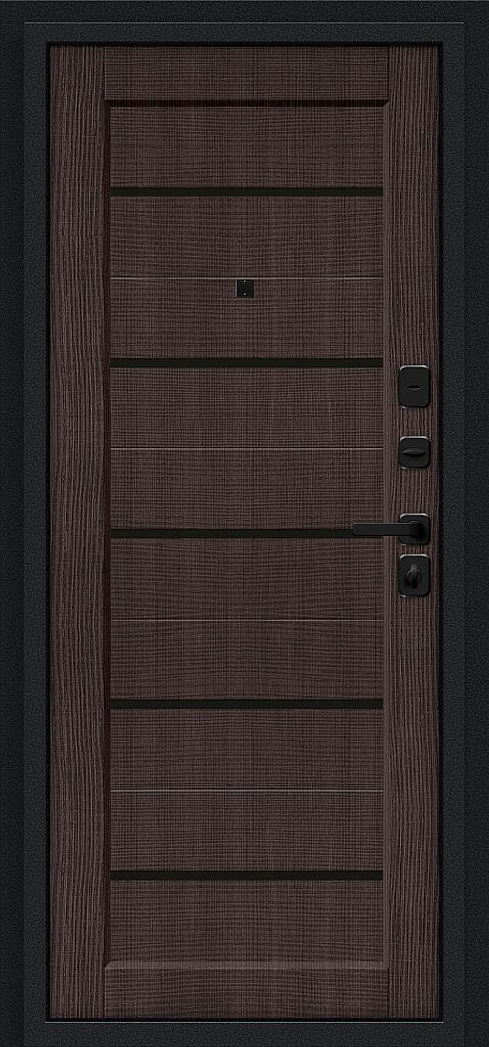 Борн/SBlack Букле черное/Wenge Melinga 205*96 левое