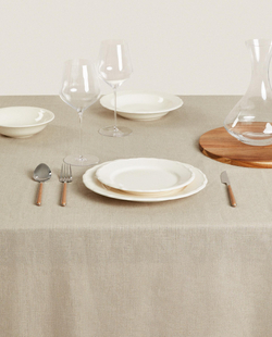 Zara Home скатерть из льна, 170 170 см