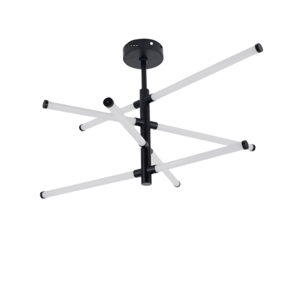 Потолочная светодиодная люстра Mirastyle XL-8052/8 BK