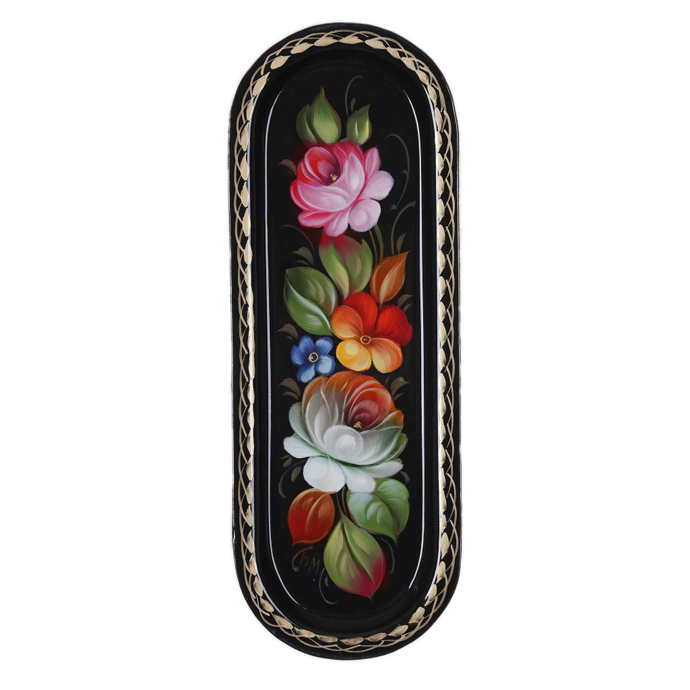 Zhostovo metal tray A4D070425341