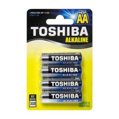 Toshiba LR6 AA BL4 Alkaline 1.5V (4/48/192)
