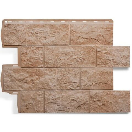 Фасадная панель Альта-Профиль Туф Эко Бежевый 680*560мм 0,38м2