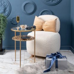 Столик декоративный Monstera Deliciosa (Монстера) Амбер