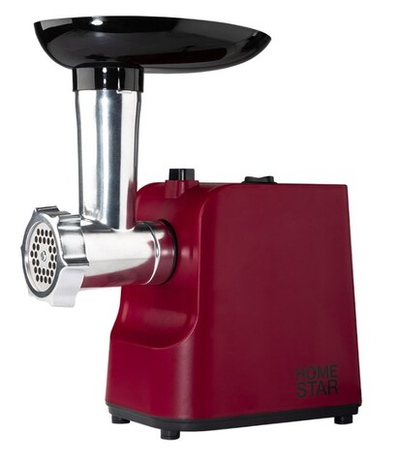 Мясорубка электрическая HOMESTAR HS-2033 2 диска, прорезиненные ножки, произ. 90 кг/ч, мощность 2000 Вт