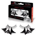 Накладные черные ресницы с перышками Flirty Feathers (Цвет: черный)