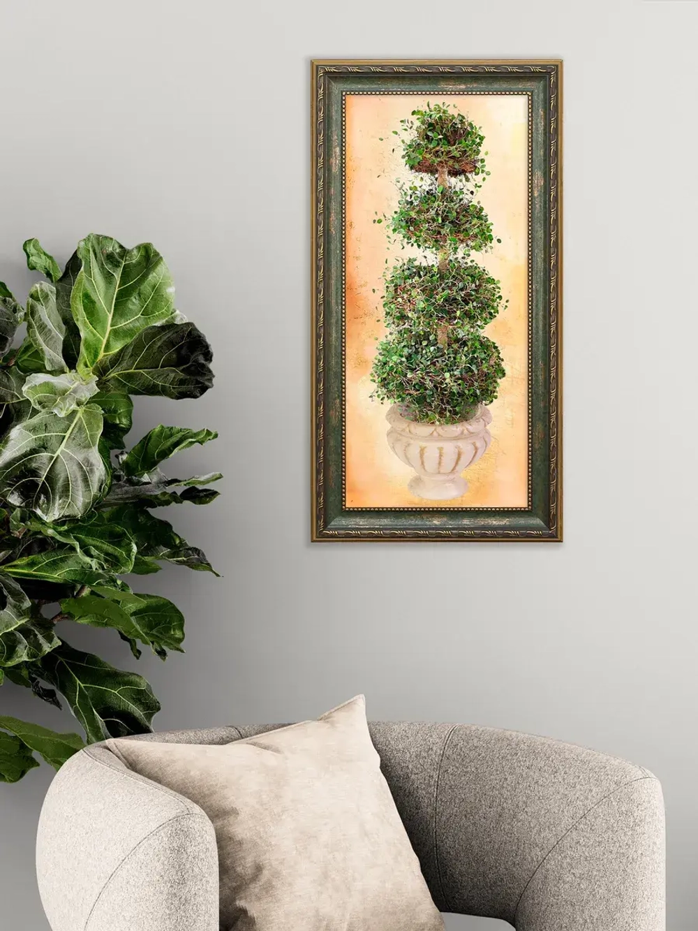 Картина на стену интерьерная на холсте 26*50 см