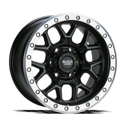 Диск колёсный литой BLACK MUD M510 R18 8,5 ET0 Matte Black / Machined Lip