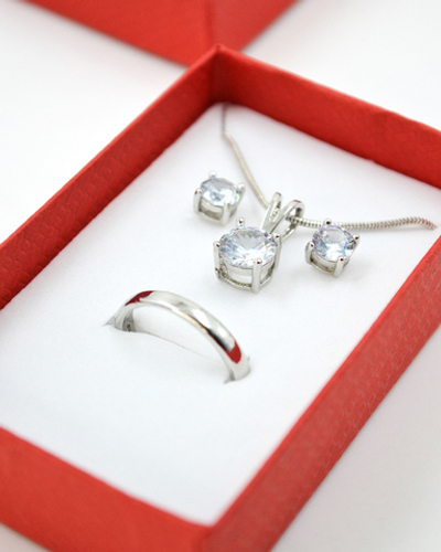 Футляр картонный прямоугольный, ассорти (6х4шт), серия "Подарочная" (№12)