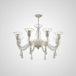 Подвесная Люстра Cast 8 White By Imperiumloft